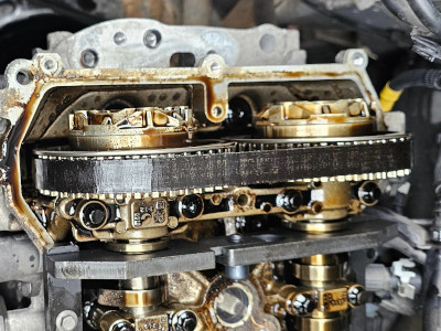 Old Engine Timing Belt