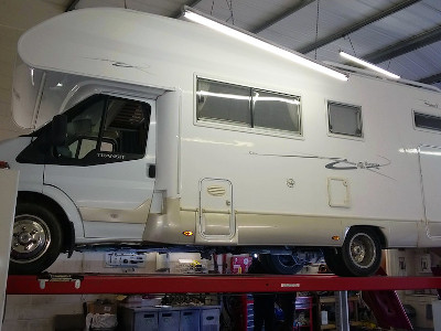 MOT Motorhome or Camper Under Test